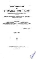 Revista argentina de ciencias políticas