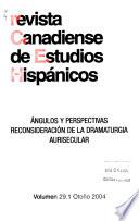 Revista canadiense de estudios hispánicos