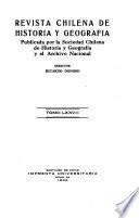 Revista chilena de historia y geografía