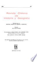 Revista chilena de historia y geografía
