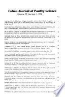 Revista cubana de ciencia avícola
