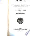 Revista de archivos, bibliotecas y museos