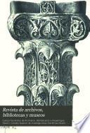 Revista de archivos, bibliotecas y museos
