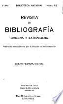 Revista de bibliografía chilena y extranjera