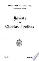Revista de ciencias juridicas