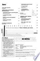 Revista de crítica cultural
