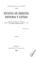 Revista de derecho, historia y letras ...