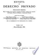 Revista de derecho privado