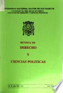 Revista de derecho y ciencias políticas