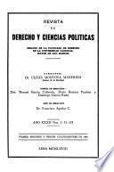 Revista de derecho y ciencias politicas