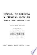 Revista de derecho y ciencias sociales