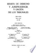 Revista de derecho y jurisprudencia y gaceta de los tribunales