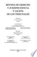 Revista de derecho y jurisprudencia y gaceta de los tribunales