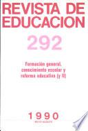 Revista de Educacion 1990