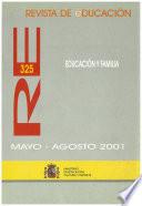 Revista de educación nº 325. Educación y familia