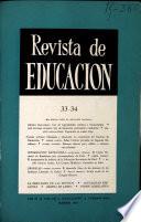 Revista de educación nº 33-34