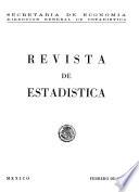 Revista de estadística 1953. Febrero. Volumen XVI, núm 2