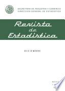Revista de estadística 1961. Diciembre. Volumen XXIV, núm 12