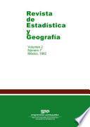 Revista de estadística y geografía 1982. Volumen 2, número 7