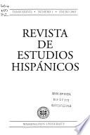 Revista de estudios hispánicos