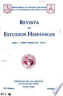 Revista de estudios hispánicos