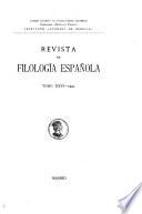 Revista de filología española