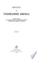 Revista de investigaciones agrícolas