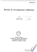 Revista de investigaciones folklóricas