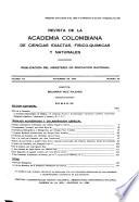 Revista de la Academia Colombiana de Ciencias Exactas, Físicas y Naturales