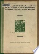 Revista de la Academia Colombiana de Ciencias Exactas, Físicas y Naturales