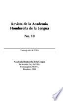 Revista de la Academia Hondureña de la Lengua
