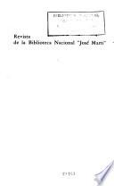 Revista de la Biblioteca Nacional José Martí
