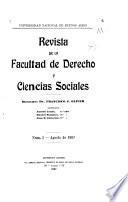 Revista de la Facultad de Derecho y Ciencias Sociales
