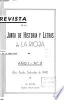Revista de la Junta de Historia y Letras de La Rioja