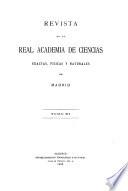 Revista de la Real Academia de Ciencias Exactas, Físicas y Naturales de Madrid