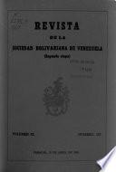 Revista de la Sociedad Bolivariana de Venezuela