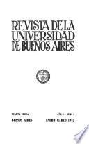 REVISTA DE LA UNIVERSIDAD DE BUENOS AIRES
