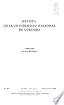 Revista de la Universidad Nacional de Cordoba