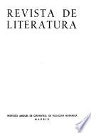 Revista de literatura
