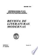 Revista de literaturas modernas