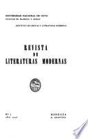 Revista de literaturas modernas
