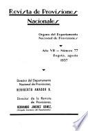 Revista de provisiones nacionales