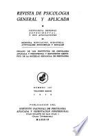 Revista de psicologia general y aplicada