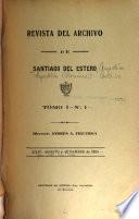 Revista del Archivo de Santiago del Estero