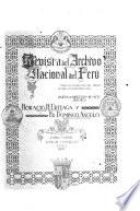 Revista del Archivo Nacional del Perú