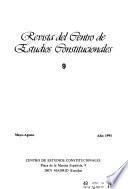 Revista del Centro de Estudios Constitucionales