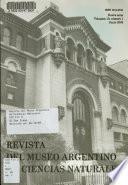 Revista del Museo Argentino de Ciencias Naturales