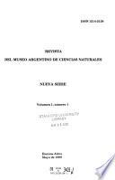 Revista del Museo Argentino de Ciencias Naturales
