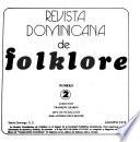 Revista dominicana de folklore