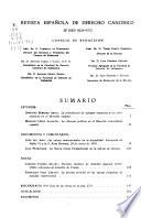 Revista española de derecho canónico